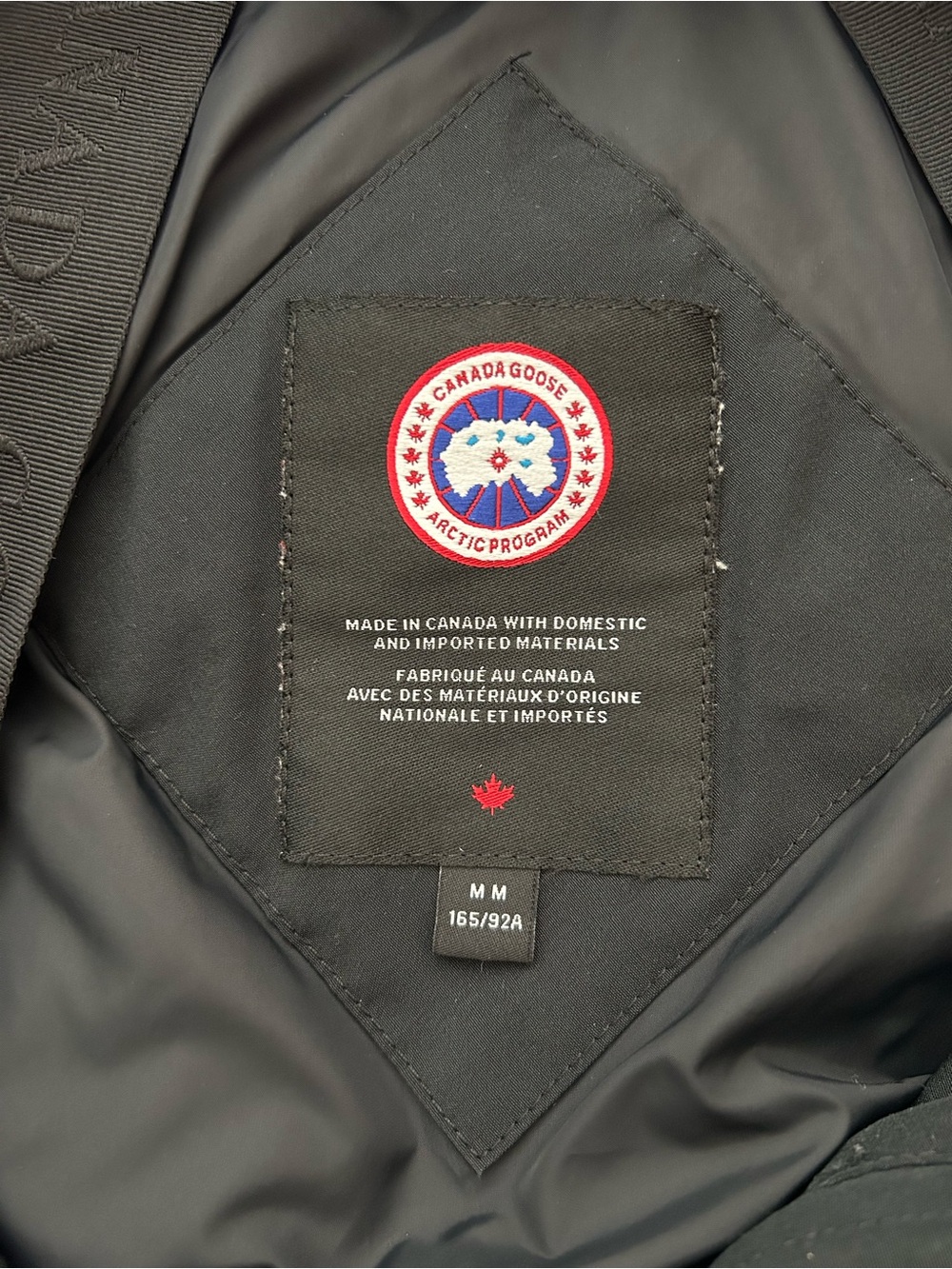 Canada Goose Womens Black Quilted Down Jacket with Logo Patch - Picture 6 of 8